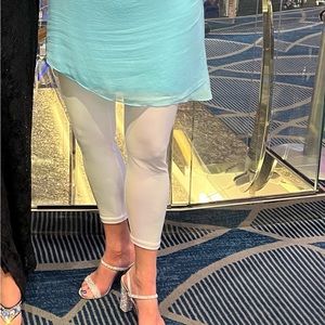 Zyia Avtive women's leggings. Iridescent, white size 14/16